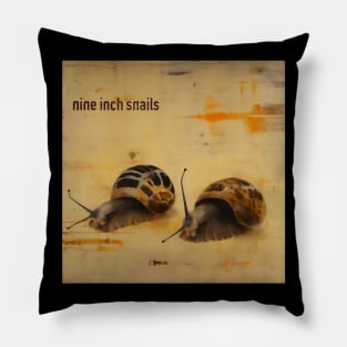 Nine Inch Snails Pillow