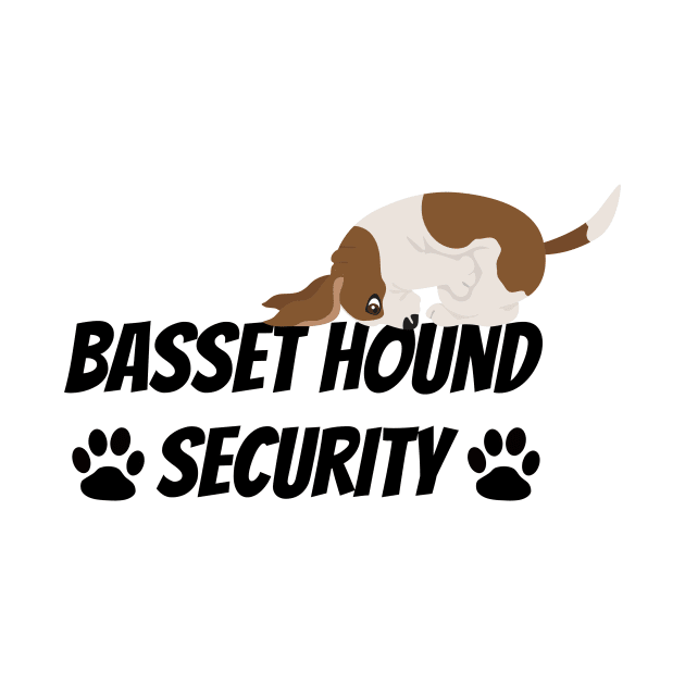 Basset Hound Security - Dog Quote by yassinebd