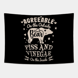 Agreeable on the Outside - Piss and Vinegar on the Inside Tapestry