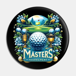 Golf Masters Tournament - Elite Golfing Event Pin