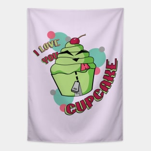 GIR Loves Cupcakes Tapestry