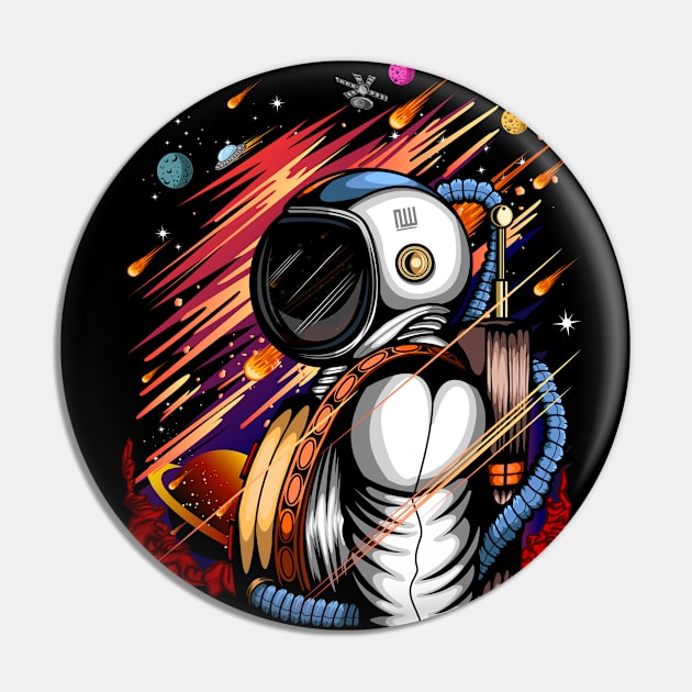 Spaceman Pin by adamzworld