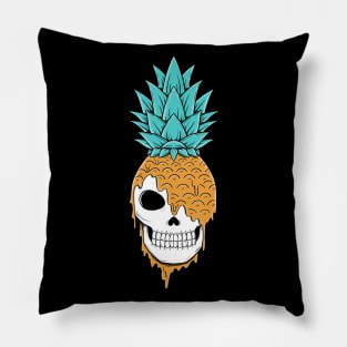 Pineapple Skull Pillow