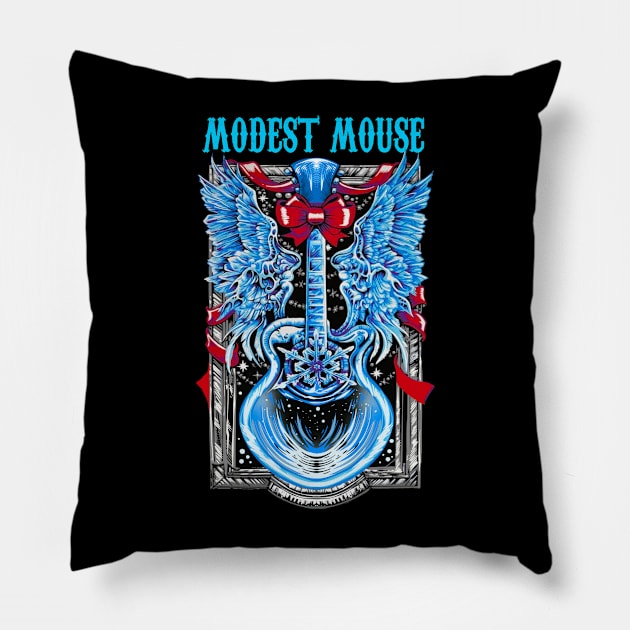 MODEST BAND Pillow by batubara.studio