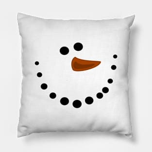 Smiling Snowman Pillow