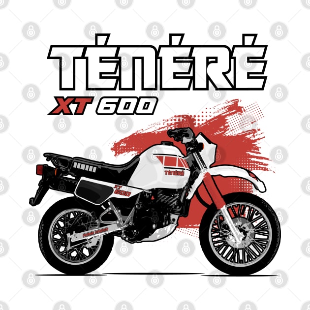 Tenere XT 600 - Red by Tomislav Lozić