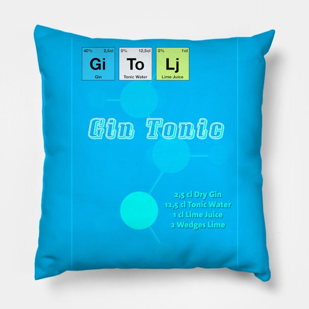 Gin Tonic Pillow by Art-Frankenberg