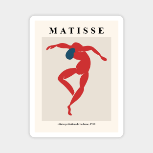 Henri Matisse Red The Dance Design Exhibition Wall Art, Art Print Poster, Men Women Tshirt Magnet