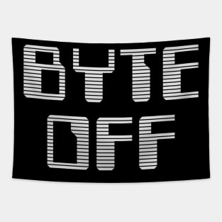 Byte Off Digital Text Tapestry