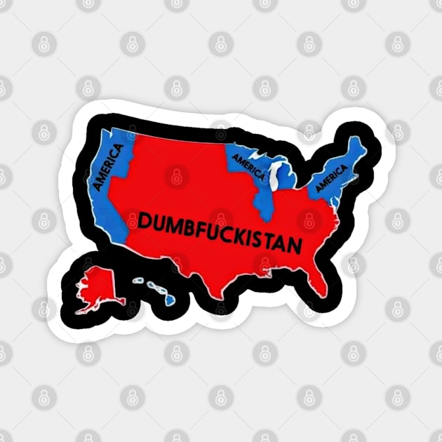 DUMBFUCKISTAN American Map Anonymous Back Dumbfuckistan 68564552 0