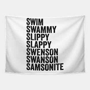 Samsonite - Text Style Black Font Tapestry