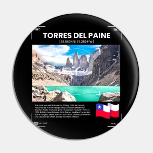 Torres Del Paine National Park Pin