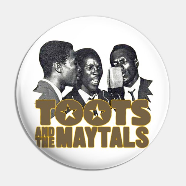 Reggae Toots Trio Pin by Ronald M. Wing