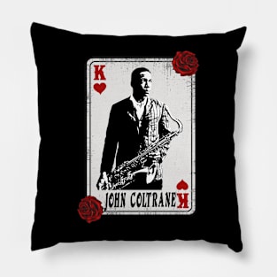 Vintage Card John Coltrane Pillow