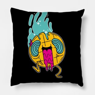 Psychedelic Waffle Pillow