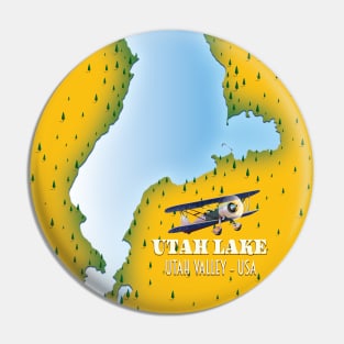 utah lake USA map Pin