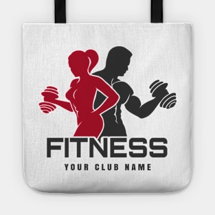 Fitness Club logo Tote