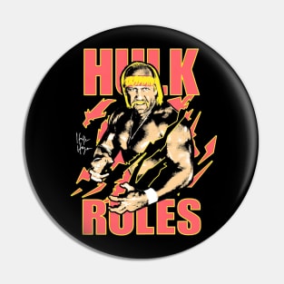 Hulk Hogan Neon Collection Pin
