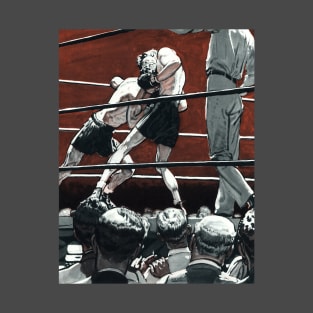 Vintage Sports Boxing, Boxers Fight in the Ring T-Shirt