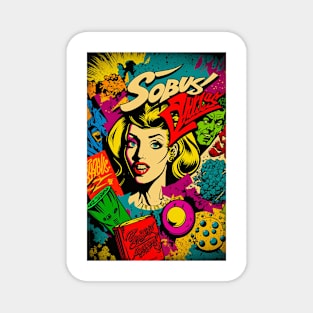 Colorful Graphic Designs Magnet