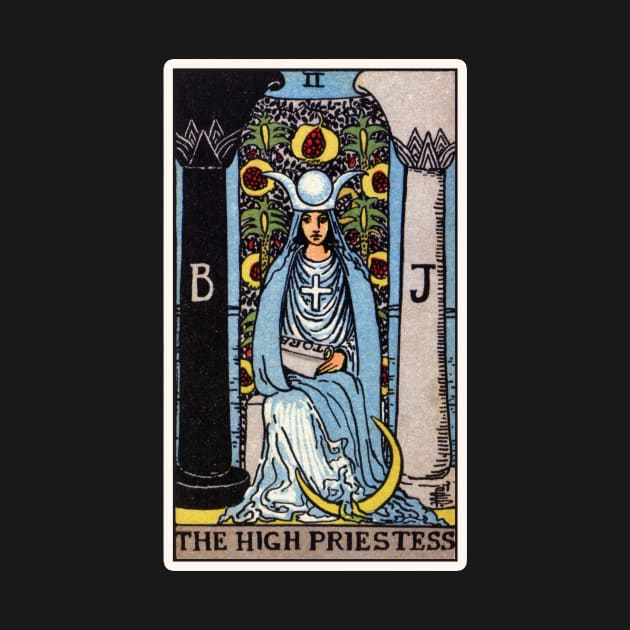 High Priestess Tarot Card by visionarysea