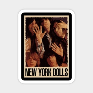 Street Rock Chronicles New York Dolls' Music And Moments Magnet