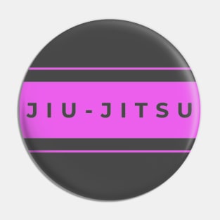 BJJ Jiu Jitsu Minimal Pink Pin