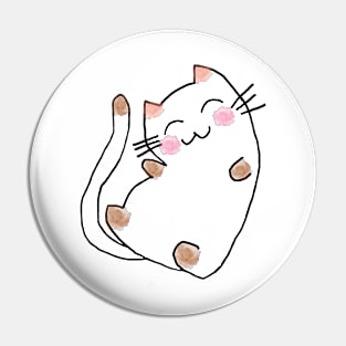 Good mood cat smiling Pin