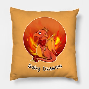 Baby Dragon Fire Pillow