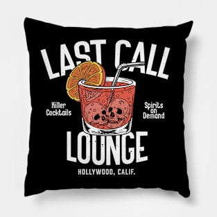 Last Call Lounge // Funny Skull Cocktail Bar // Killer Cocktails Pillow