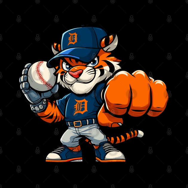 Tigers Detroit by Bentonhio