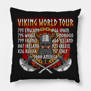 Vikings Take Over The World Tour Dates Pillow