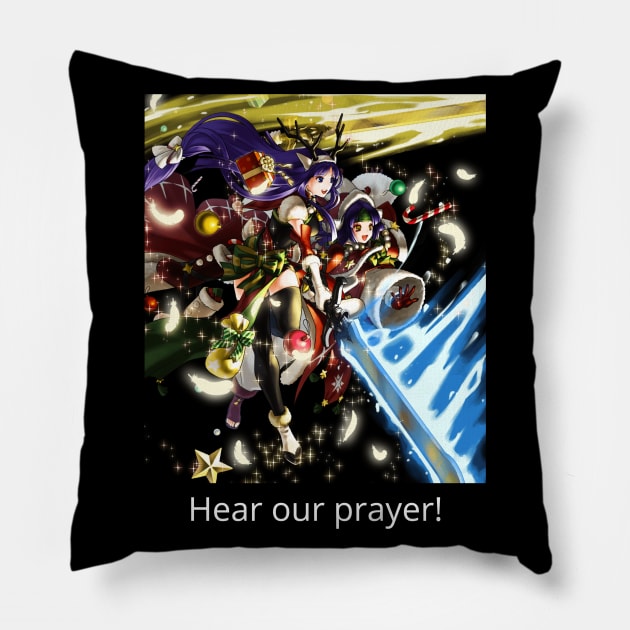 Fire Emblem Heroes Winter Altina and Sanaki Pillow by Ven's Designs