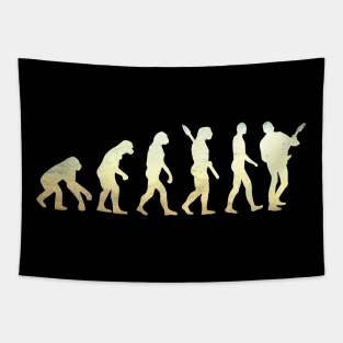 Guitar Evolution Shirt, Gift For Guitar Player Tapestry