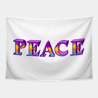 Peace word Tapestry