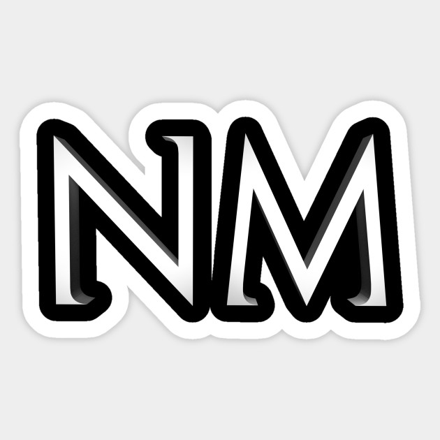 Nm 3d Youtube Sticker Teepublic Uk