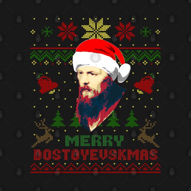 Fyodor Dostoevsky Funny Christmas by Nerd_art