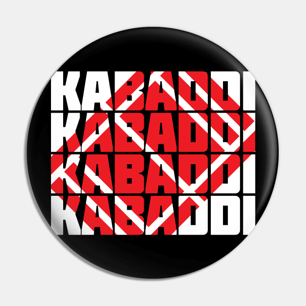 Kabaddi Court Stamp Pin by DnlDesigns