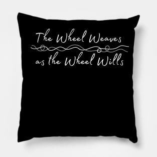 The Wheel Weaves Pillow