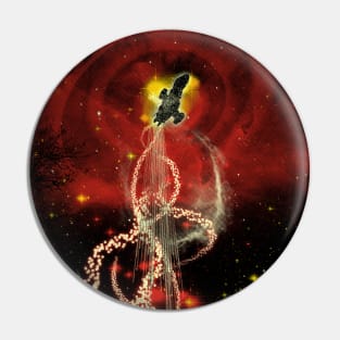 dance with fireflies red version Pin