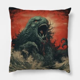 Rise of the Abyssal Terror Pillow