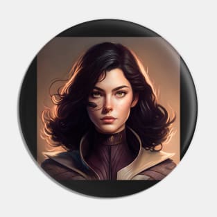 Super Hero Woman Pin