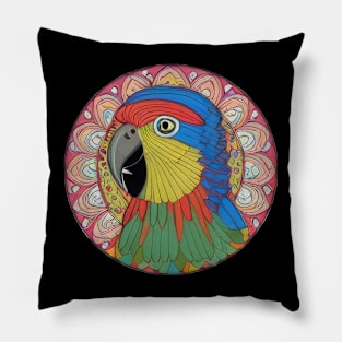 beautiful bright parrot | Pillow