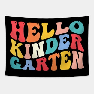 Hello Kindergarten Crew Teacher Back To School Tapestry