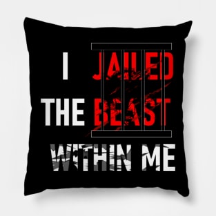 The beast within me Pillow