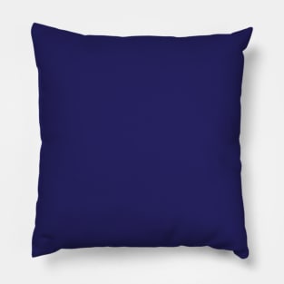 Pretty Simple Solid Dark Blue Pillow