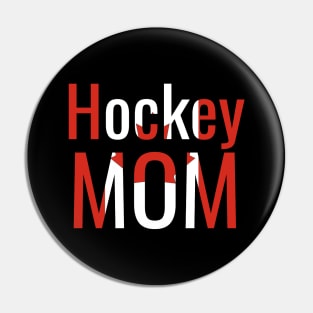 Hockey Mom with the Canadian Flag Pin