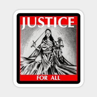 Themis Tee Support Justice T Shirt Trendy Lady Justice Gift Magnet