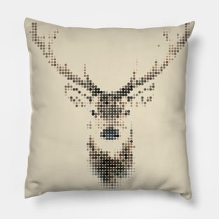 Deer mosaic Pillow