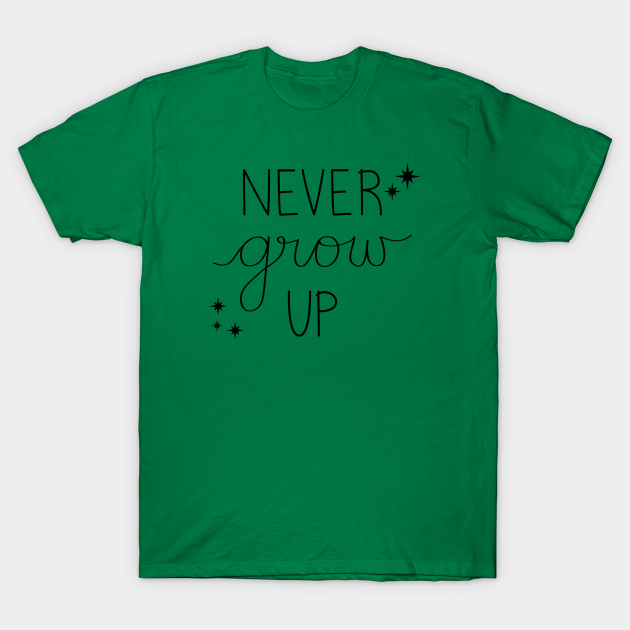 Discover Never Grow Up - Peter Pan - T-Shirt